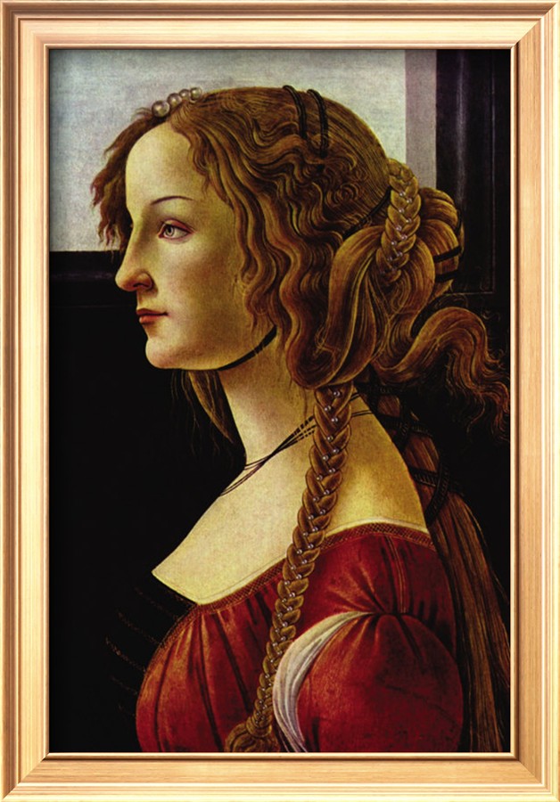 Portrait Of Simonetta Vespucci - Sandro Botticelli painting on canvas